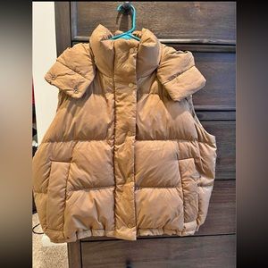 lululemon athletica Camel Brown Puffer Vest